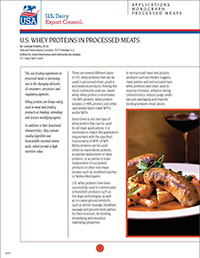 whey in processed meats